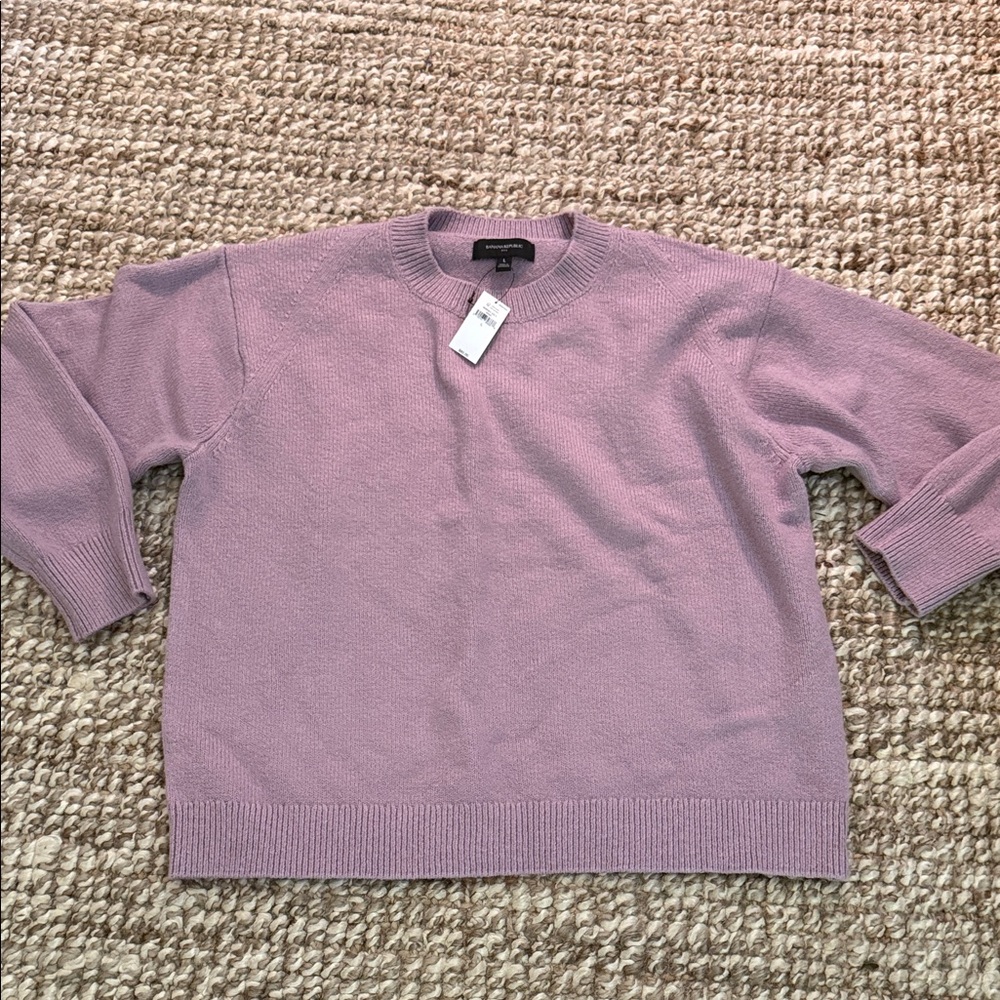 Banana Republic Mauve Crewneck Sweater